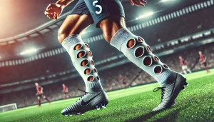 Why Do Footballers Cut Holes in Their Socks